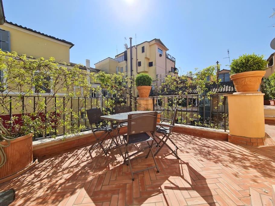 Boutique Penthouse with terrace, Spanish Steps Rome Extérieur photo